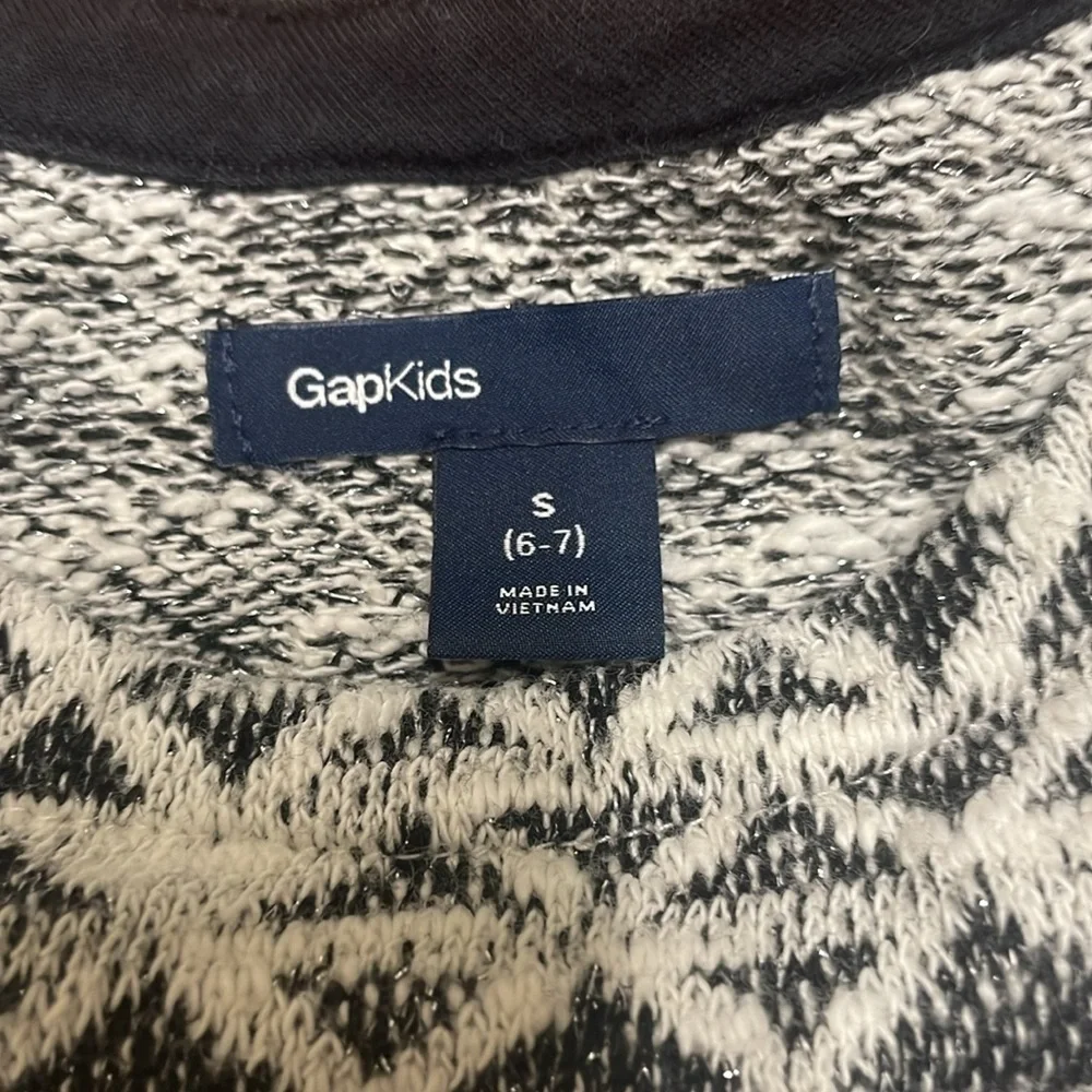 Gap girls shift dress with sparkle size S